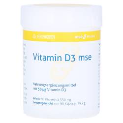 "VITAMIN D3 MSE Kapseln 90 Stück" von "MSE Pharmazeutika GmbH"