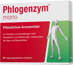 PHLOGENZYM mono magensaftresistente Tabletten 20 St von MUCOS Pharma GmbH & Co. KG