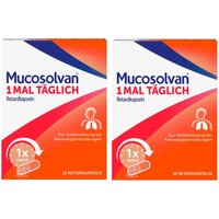 Mucosolvan 1x täglich Retardkapseln Schleimlöser bei Husten von MUCOSOLVAN