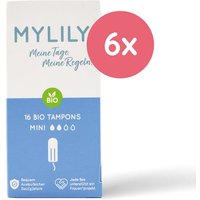 Mylily Bio-Tampon Mini 6er Vorratspack von MYLILY