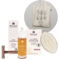 Mylily Vulva Care Set | Intimpflege Set mit Rasierhobel in Roségold von MYLILY