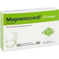 Magnesiocard 7,5 mmol Brausetabletten von Magnesiocard