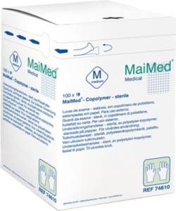 MaiMed Copolymer Handschuhe steril Größe M einzeln verpackt von MaiMed GmbH