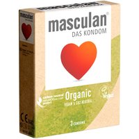 Masculan *Organic* vegane & co²-neutrale Kondome mit und zarter Oberfläche von Masculan
