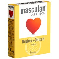 Masculan *Typ 3* (ribbed/dotted) von Masculan