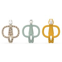 Matchstick Monkey Geschenkset Beißringe 3er Pack - Ludo Löwe, Gigi Giraffe & Affe von Matchstick Monkey