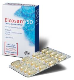 EICOSAN 750 Omega-3 Konzentrat Weichkapseln 60 St von Med Pharma Service GmbH