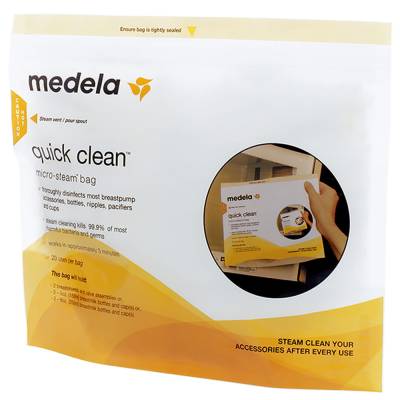 MEDELA Quick Clean Beutel 5 St Beutel von Medela Medizintechnik GmbH & Co. Handels KG