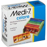 Medi-7 Medikamentendosierer für 7 Tage colore von Medi-7