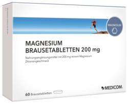 MAGNESIUM BRAUSETABLETTEN 200 mg 60 St von Medicom Pharma GmbH