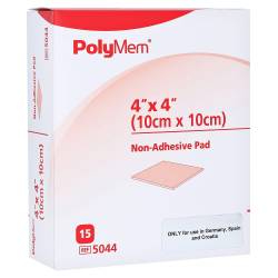 POLYMEM Wund Pad n.klebend 10x10 cm 15 St ohne von Mediset Clinical Products GmbH