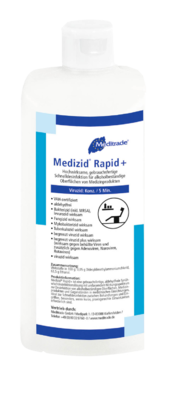 MEDIZID Rapid+ Fl�chendesinfektion L�sung 500 ml von Meditrade GmbH