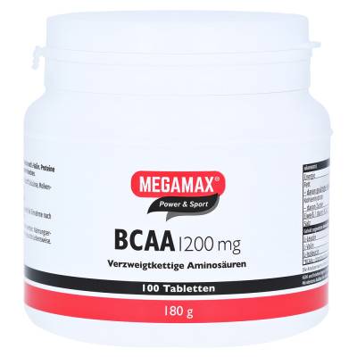 "BCAA 1200 mg Megamax Tabletten 100 Stück" von "Megamax B.V."