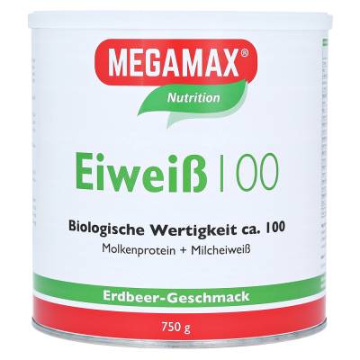 "EIWEISS 100 Erdbeer Megamax Pulver 750 Gramm" von "Megamax B.V."