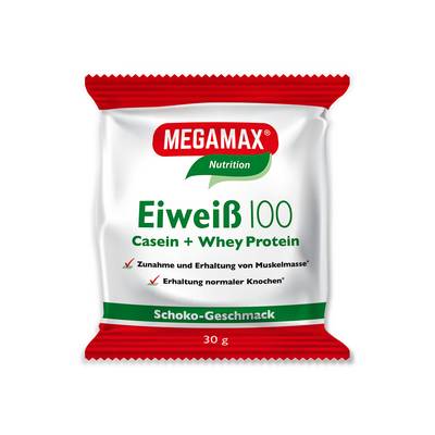 EIWEISS 100 Schoko Megamax Pulver 30 g von Megamax B.V.