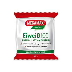EIWEISS 100 Vanille Megamax Pulver 30 g Pulver von Megamax B.V.