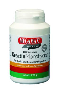 KREATIN MONOHYDRAT 100% Megamax Pulver 125 g von Megamax B.V.