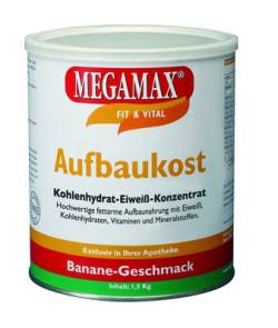 MEGAMAX Aufbaukost Banane Pulver 1.5 kg von Megamax B.V.