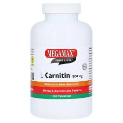 "MEGAMAX L-Carnitin 1000 mg Tabletten 120 Stück" von "Megamax B.V."