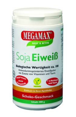 MEGAMAX Soja Eiwei� Schoko Pulver 400 g von Megamax B.V.