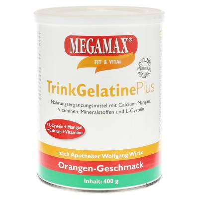 "MEGAMAX Trinkgelatine Pulver 400 Gramm" von "Megamax B.V."