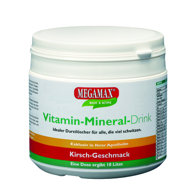 MEGAMAX Vita Mineral Drink Kirsche Pulver 350 g von Megamax B.V.