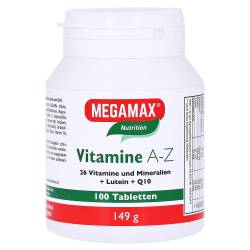 "MEGAMAX Vitamine A-Z+Q10+Lutein Tabletten 100 Stück" von "Megamax B.V."