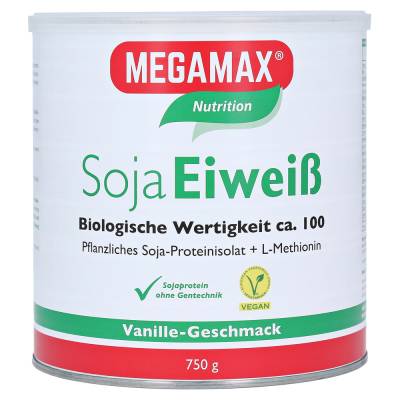 "Megamax Soja Eiweiß Vanille Pulver 750 Gramm" von "Megamax B.V."