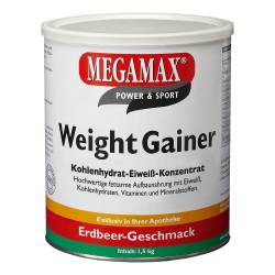 "WEIGHT GAINER Megamax Erdbeere Pulver 1500 Gramm" von "Megamax B.V."
