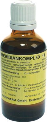 MERIDIANKOMPLEX 14 Mischung 50 ml von Meripharm GmbH Arzneimittelvertrieb