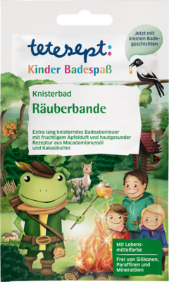 TETESEPT Kinder Badespaß Knisterbad Räuberbande 50 g von Merz Consumer Care GmbH
