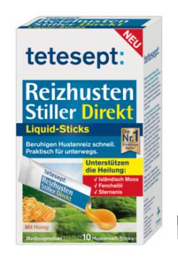 TETESEPT Reizhusten Stiller Direkt Liquid Sticks 10 St von Merz Consumer Care GmbH