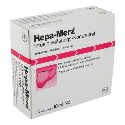 "HEPA-MERZ Infusionslösungs-Konzentrat Ampullen 10x10 Milliliter" von "Merz Therapeutics GmbH"