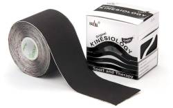 Kinesiotape Nasara 5 cm X 5 M Schwarz  1 Pflaster von Mikros GmbH