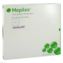 MEPILEX 20x22 cm Schaumverband 5 St Verband von Mölnlycke Health Care GmbH
