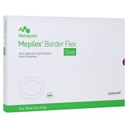 "MEPILEX Border Flex Schaumverb.haft.15x19 cm oval 5 Stück" von "Mölnlycke Health Care GmbH"