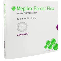 MEPILEX Border Flex Schaumverb.haft.oval 13x16 cm 5 St Verband von Mölnlycke Health Care GmbH