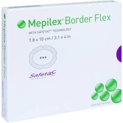 MEPILEX Border Flex Schaumverb.haftend 7,8x10 cm von Mölnlycke Health Care GmbH