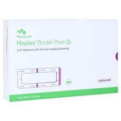 MEPILEX Border Post-OP Schaumverb.haftend 10x15 cm 10 St Verband von Mölnlycke Health Care GmbH