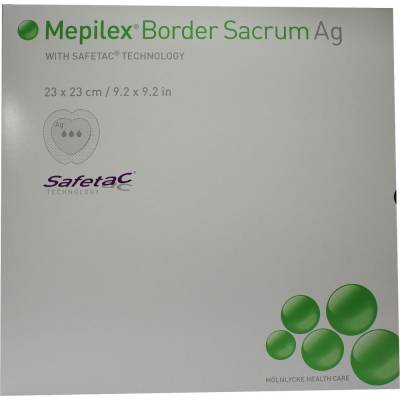 MEPILEX Border Sacrum Ag Schaumverb.23x23 cm ster. von Mölnlycke Health Care GmbH