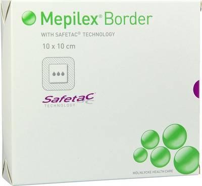 MEPILEX Border Schaumverband 10x10 cm von Mölnlycke Health Care GmbH
