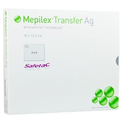 "MEPILEX Transfer Ag Schaumverband 10x12,5 cm ster. 5 Stück" von "Mölnlycke Health Care GmbH"