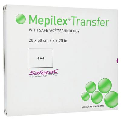 MEPILEX Transfer Schaumverband 20x50 cm steril 4 St Verband von Mölnlycke Health Care GmbH