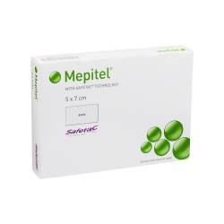 "MEPITEL Silikon Netzverband 5x7 cm steril 5 Stück" von "Mölnlycke Health Care GmbH"