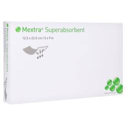 MEXTRA Superabsorbent Verband 12,5x22,5 cm 10 St Verband von Mölnlycke Health Care GmbH