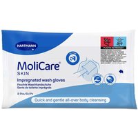 MoliCare Skin Waschhandschuhe, 8 Stück von Molicare