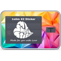 MySweetStitch | Tandem t:slim X2 Sticker | Colorful von MySweetStitch