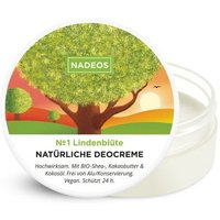 Nadeos Natürliche Deocreme Lindenblüte von NADEOS