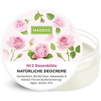 Nadeos Natürliche Deocreme Rosenblüte von NADEOS