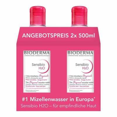 BIODERMA Sensibio H2O Reinigungsl�sung Duo 2X500 ml von NAOS Deutschland GmbH
